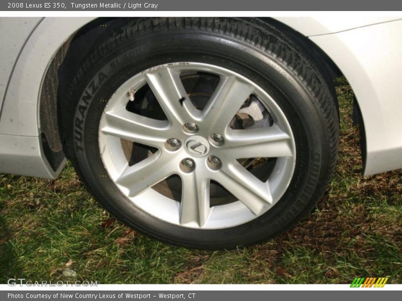 Tungsten Metallic / Light Gray 2008 Lexus ES 350