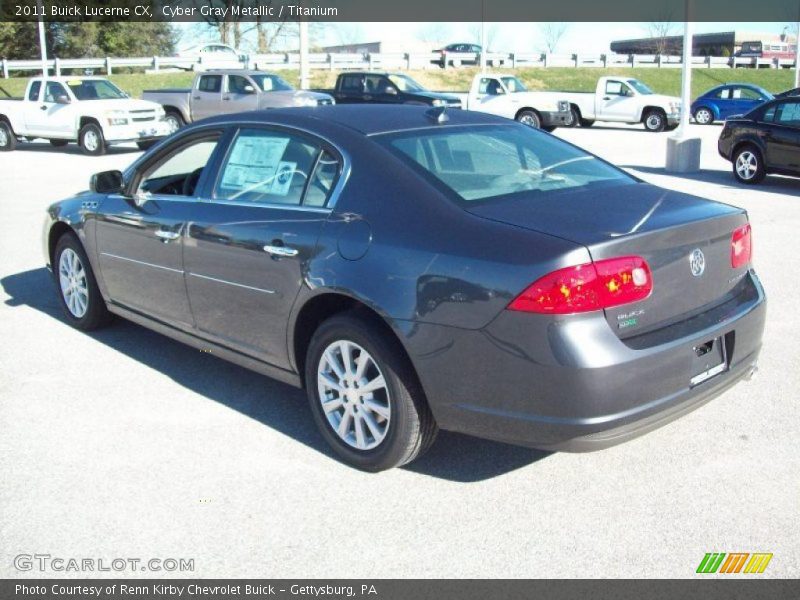 Cyber Gray Metallic / Titanium 2011 Buick Lucerne CX