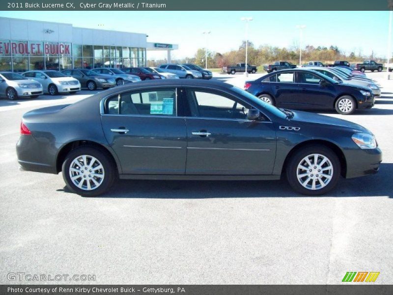 Cyber Gray Metallic / Titanium 2011 Buick Lucerne CX