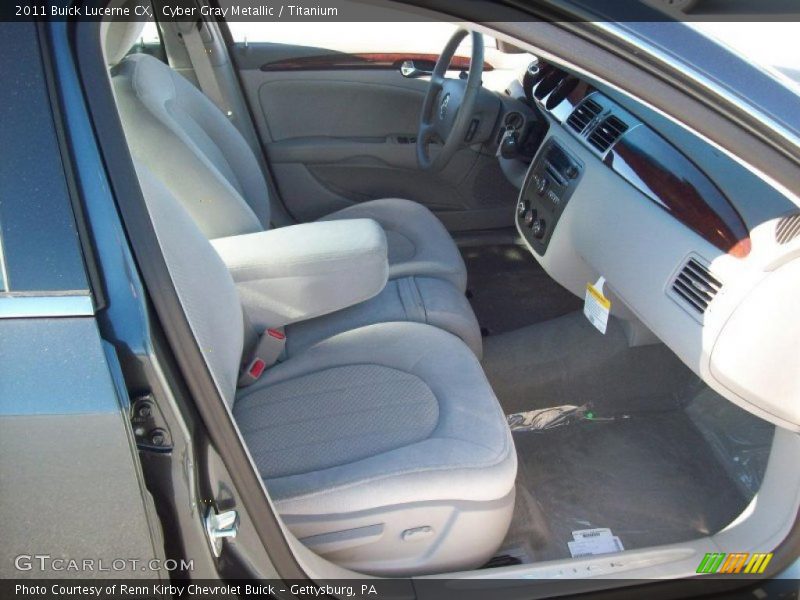 Cyber Gray Metallic / Titanium 2011 Buick Lucerne CX