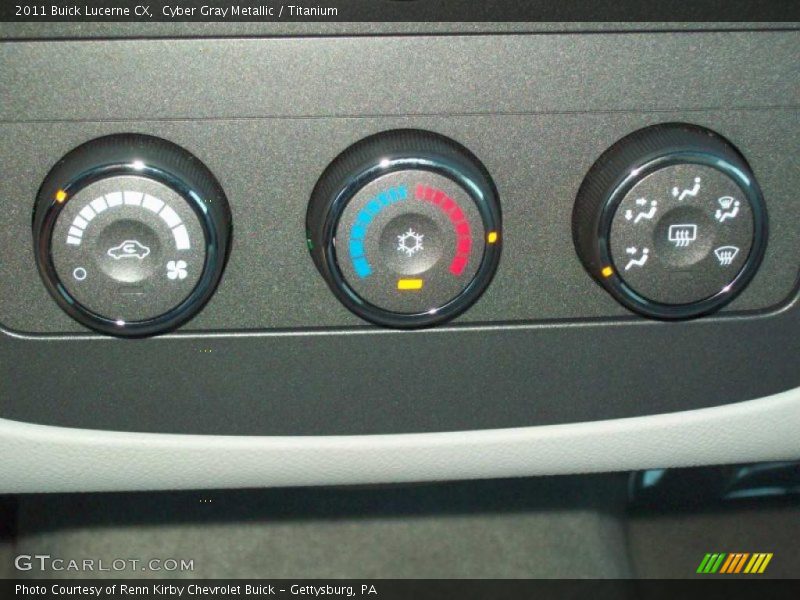 Cyber Gray Metallic / Titanium 2011 Buick Lucerne CX