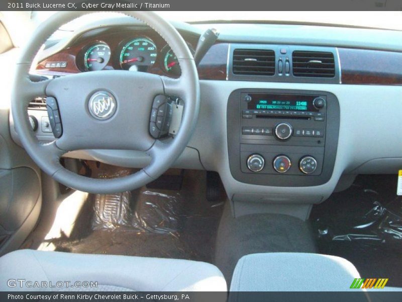 Cyber Gray Metallic / Titanium 2011 Buick Lucerne CX