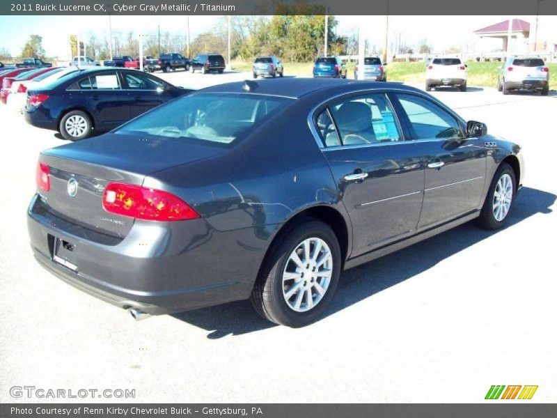 Cyber Gray Metallic / Titanium 2011 Buick Lucerne CX