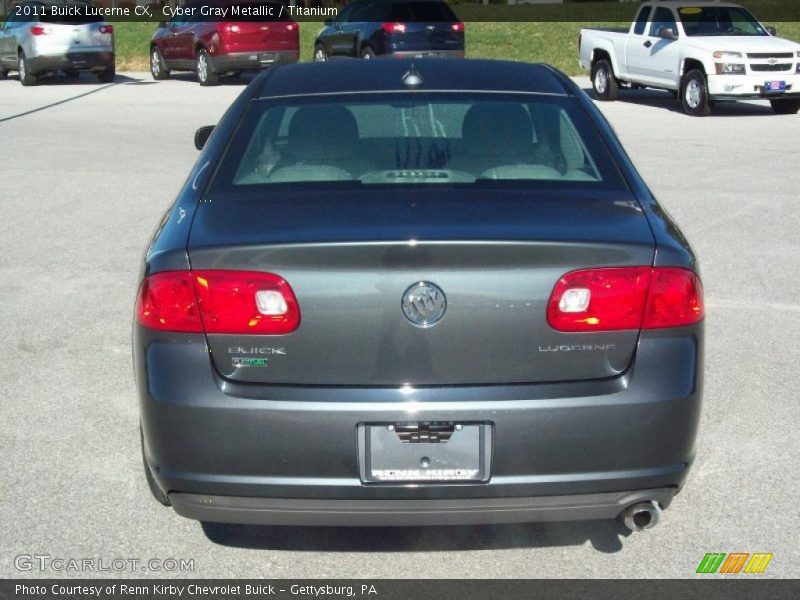 Cyber Gray Metallic / Titanium 2011 Buick Lucerne CX