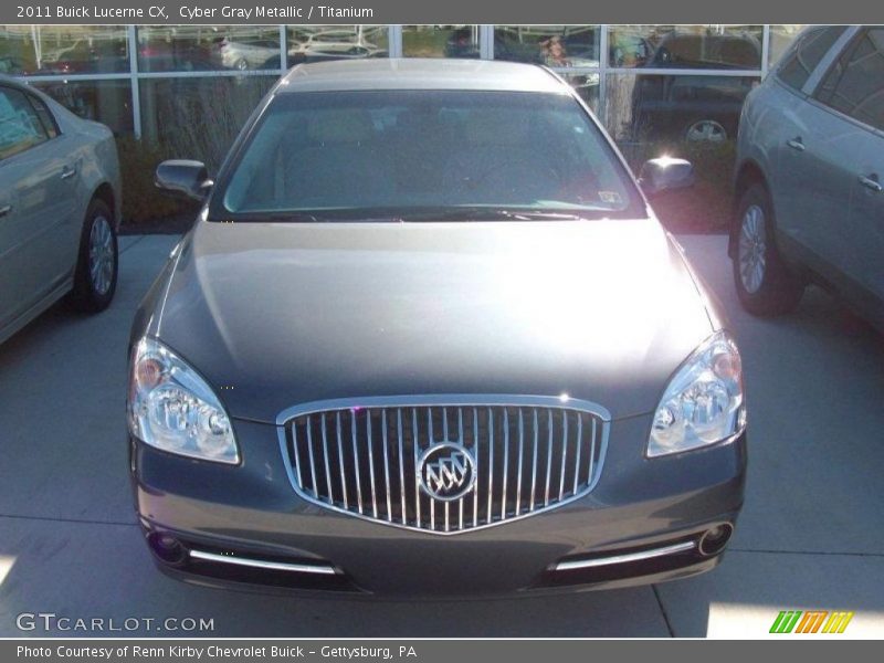 Cyber Gray Metallic / Titanium 2011 Buick Lucerne CX