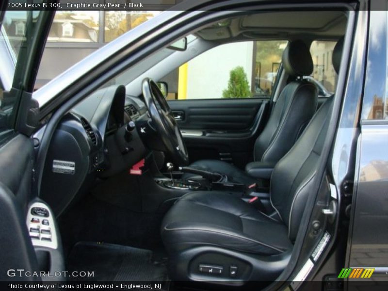 Graphite Gray Pearl / Black 2005 Lexus IS 300