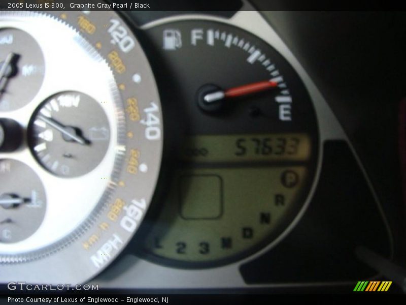 Graphite Gray Pearl / Black 2005 Lexus IS 300