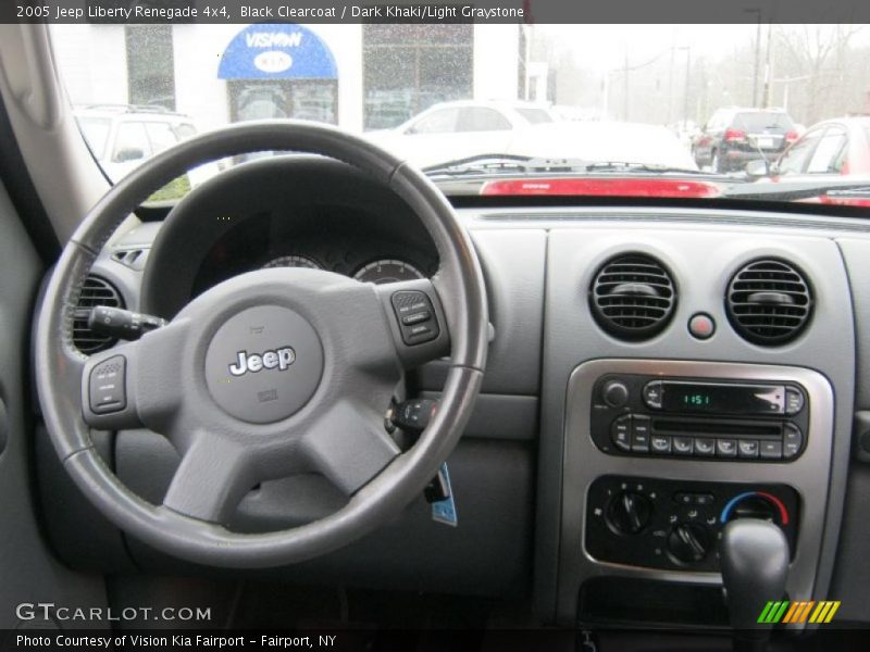 Black Clearcoat / Dark Khaki/Light Graystone 2005 Jeep Liberty Renegade 4x4