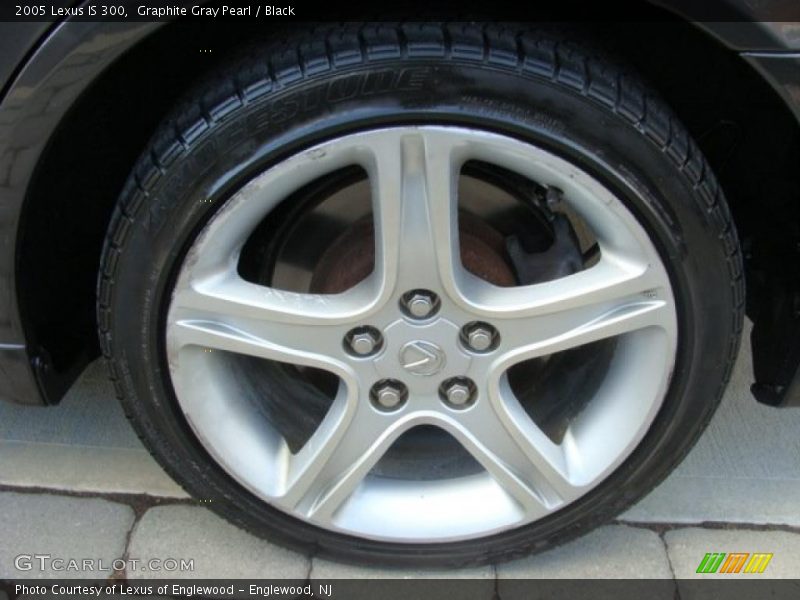Graphite Gray Pearl / Black 2005 Lexus IS 300