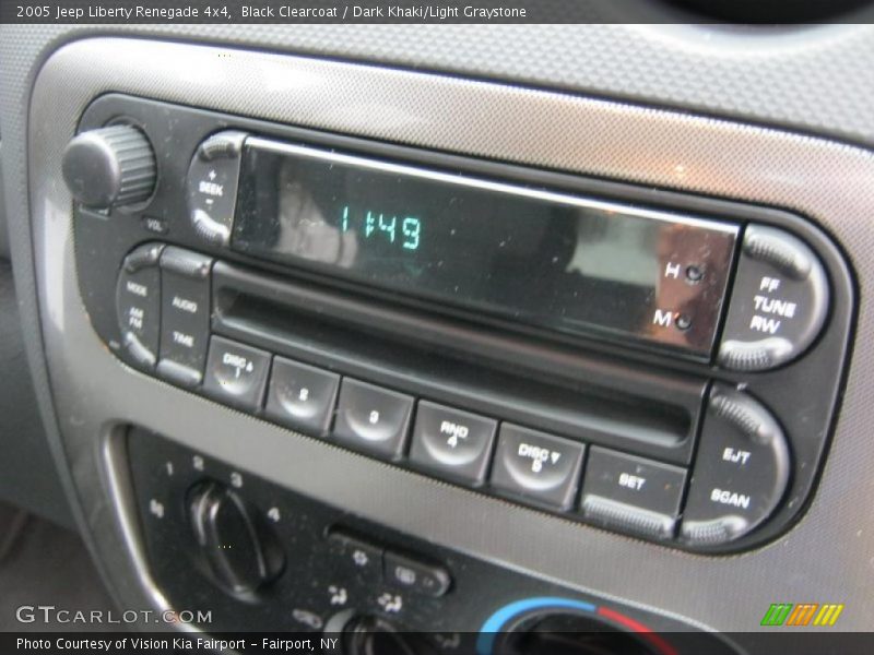 Black Clearcoat / Dark Khaki/Light Graystone 2005 Jeep Liberty Renegade 4x4