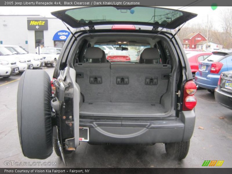 Black Clearcoat / Dark Khaki/Light Graystone 2005 Jeep Liberty Renegade 4x4
