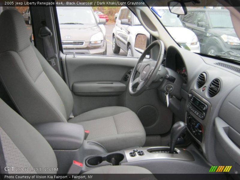 Black Clearcoat / Dark Khaki/Light Graystone 2005 Jeep Liberty Renegade 4x4