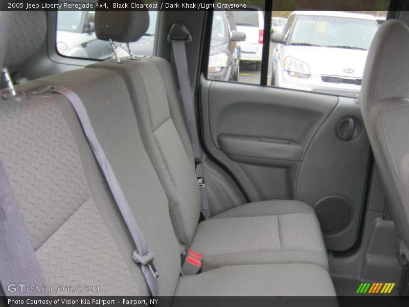 Black Clearcoat / Dark Khaki/Light Graystone 2005 Jeep Liberty Renegade 4x4