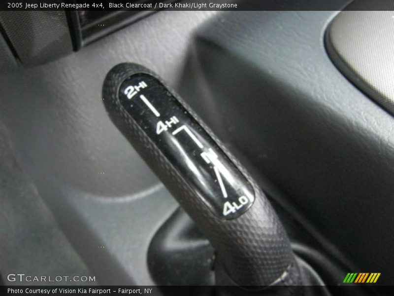 Black Clearcoat / Dark Khaki/Light Graystone 2005 Jeep Liberty Renegade 4x4