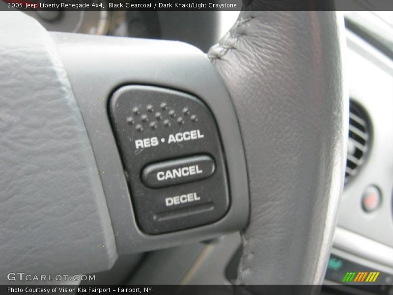 Black Clearcoat / Dark Khaki/Light Graystone 2005 Jeep Liberty Renegade 4x4