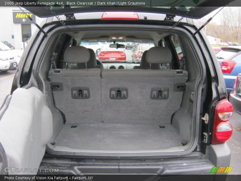 Black Clearcoat / Dark Khaki/Light Graystone 2005 Jeep Liberty Renegade 4x4