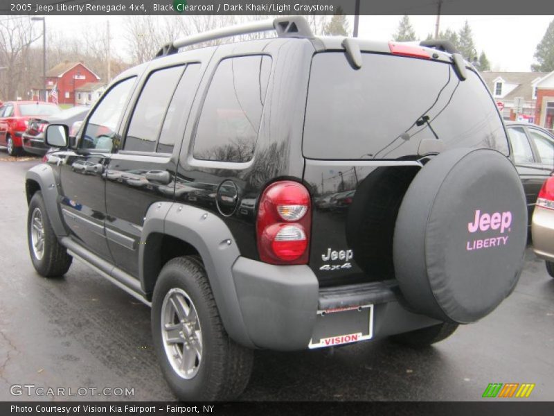 Black Clearcoat / Dark Khaki/Light Graystone 2005 Jeep Liberty Renegade 4x4
