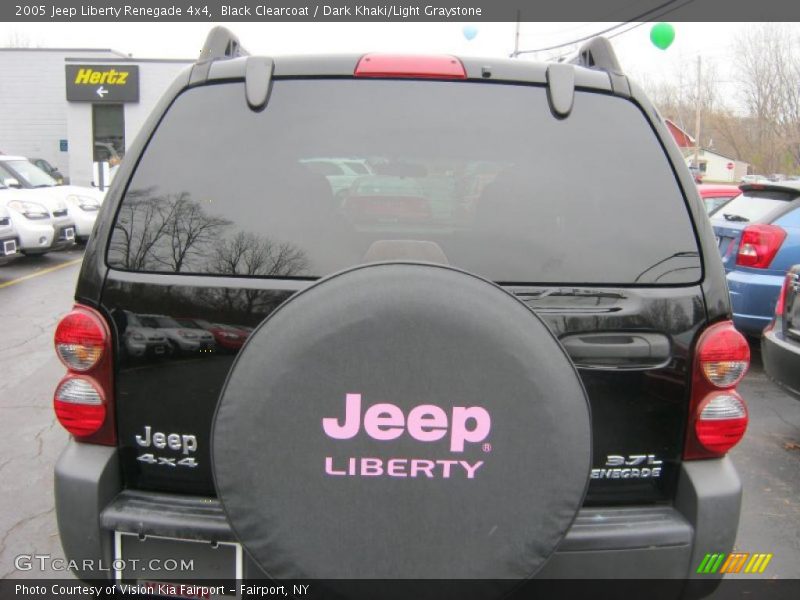 Black Clearcoat / Dark Khaki/Light Graystone 2005 Jeep Liberty Renegade 4x4