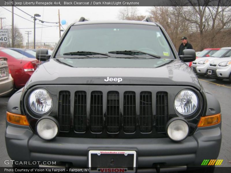 Black Clearcoat / Dark Khaki/Light Graystone 2005 Jeep Liberty Renegade 4x4