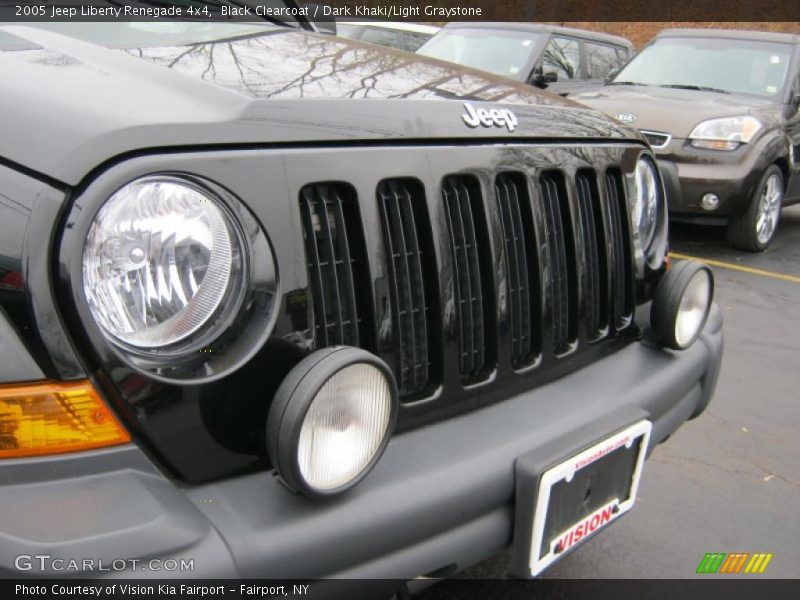 Black Clearcoat / Dark Khaki/Light Graystone 2005 Jeep Liberty Renegade 4x4