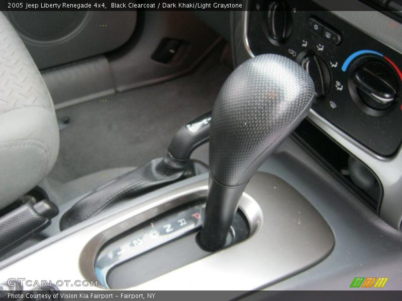 Black Clearcoat / Dark Khaki/Light Graystone 2005 Jeep Liberty Renegade 4x4