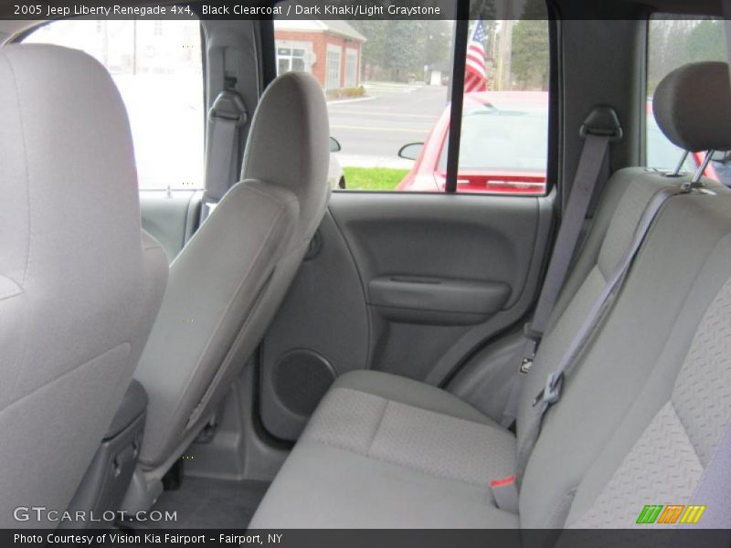 Black Clearcoat / Dark Khaki/Light Graystone 2005 Jeep Liberty Renegade 4x4