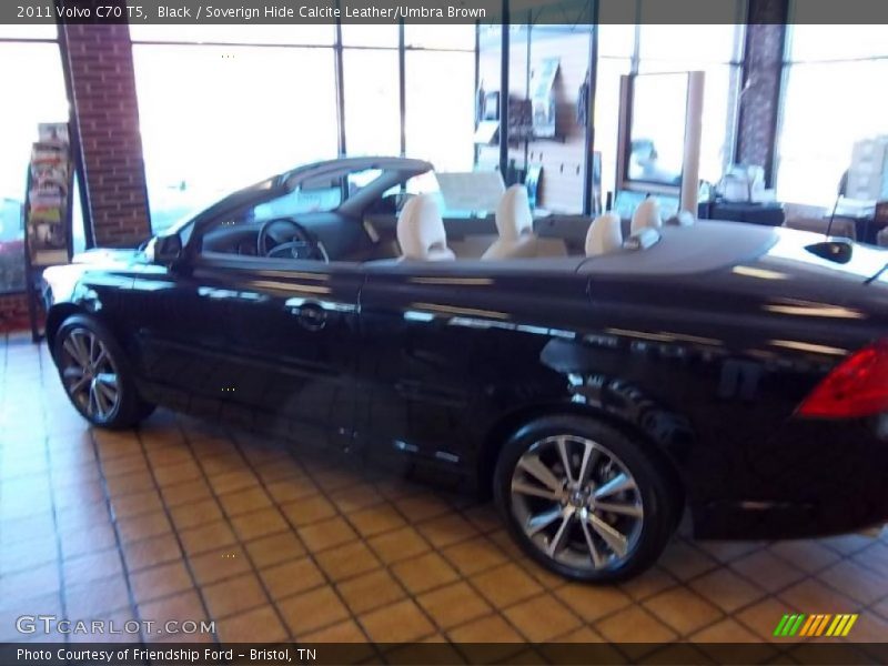 Black / Soverign Hide Calcite Leather/Umbra Brown 2011 Volvo C70 T5