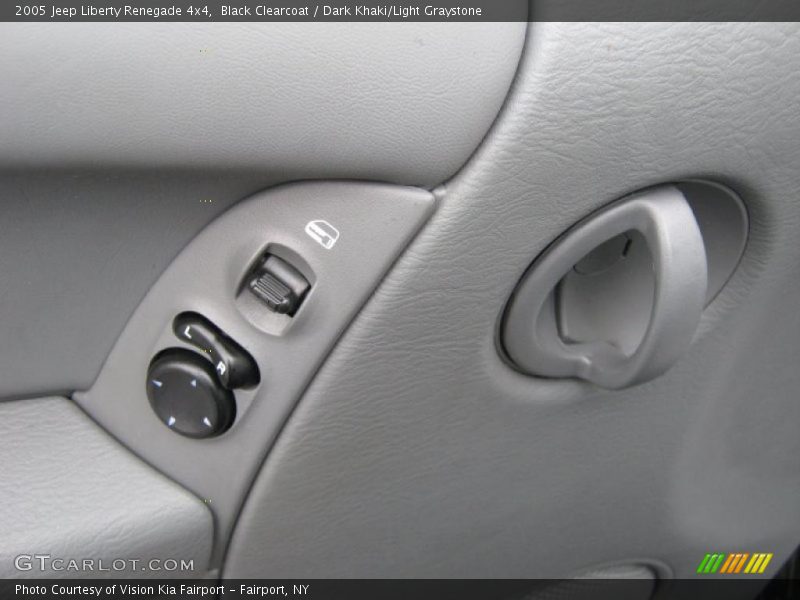 Black Clearcoat / Dark Khaki/Light Graystone 2005 Jeep Liberty Renegade 4x4