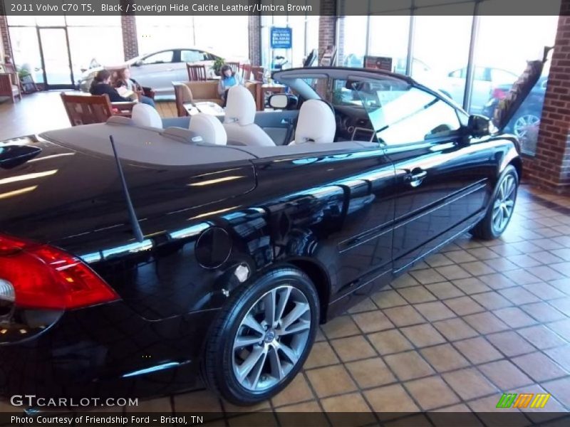 Black / Soverign Hide Calcite Leather/Umbra Brown 2011 Volvo C70 T5
