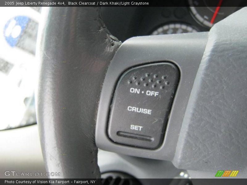 Black Clearcoat / Dark Khaki/Light Graystone 2005 Jeep Liberty Renegade 4x4