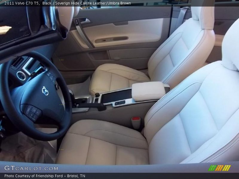  2011 C70 T5 Soverign Hide Calcite Leather/Umbra Brown Interior