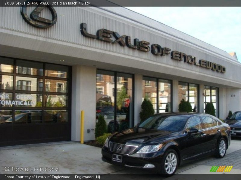 Obsidian Black / Black 2009 Lexus LS 460 AWD
