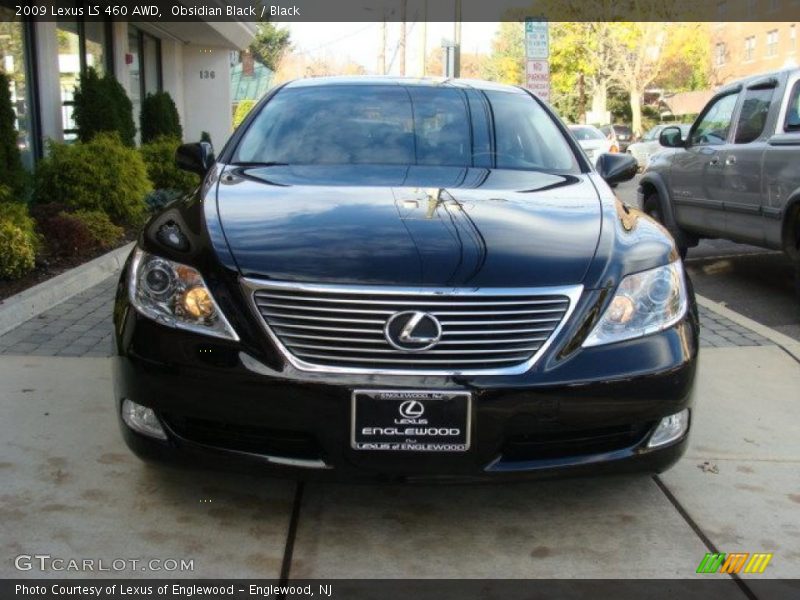 Obsidian Black / Black 2009 Lexus LS 460 AWD