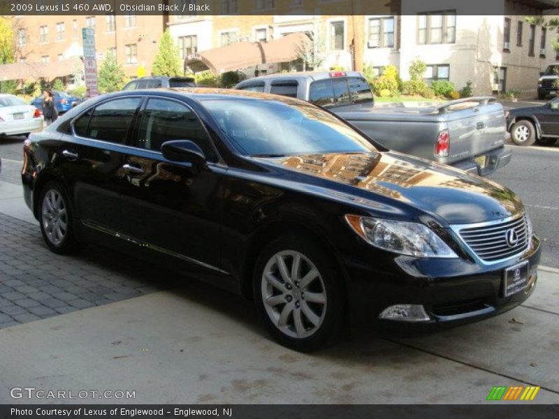 Obsidian Black / Black 2009 Lexus LS 460 AWD