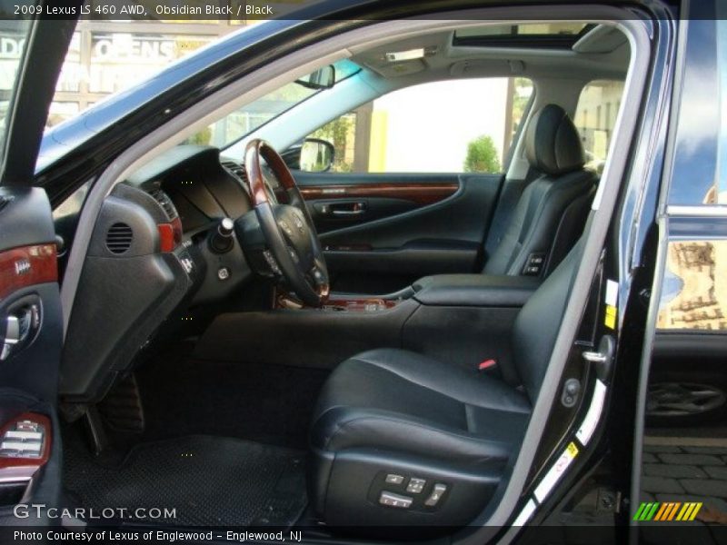 Obsidian Black / Black 2009 Lexus LS 460 AWD