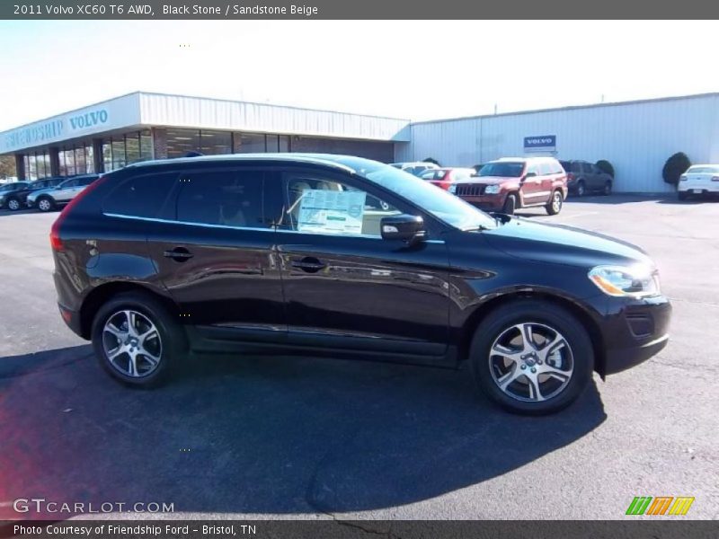 Black Stone / Sandstone Beige 2011 Volvo XC60 T6 AWD