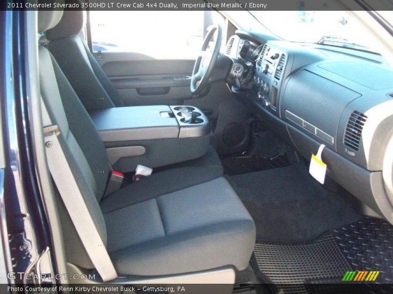 Imperial Blue Metallic / Ebony 2011 Chevrolet Silverado 3500HD LT Crew Cab 4x4 Dually