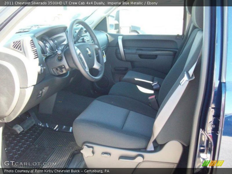 Imperial Blue Metallic / Ebony 2011 Chevrolet Silverado 3500HD LT Crew Cab 4x4 Dually