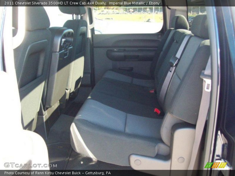 Imperial Blue Metallic / Ebony 2011 Chevrolet Silverado 3500HD LT Crew Cab 4x4 Dually