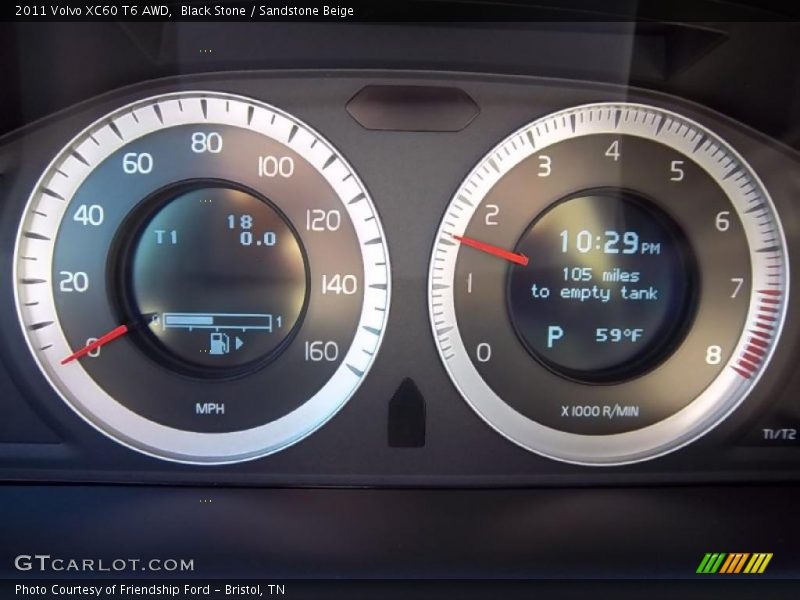  2011 XC60 T6 AWD T6 AWD Gauges
