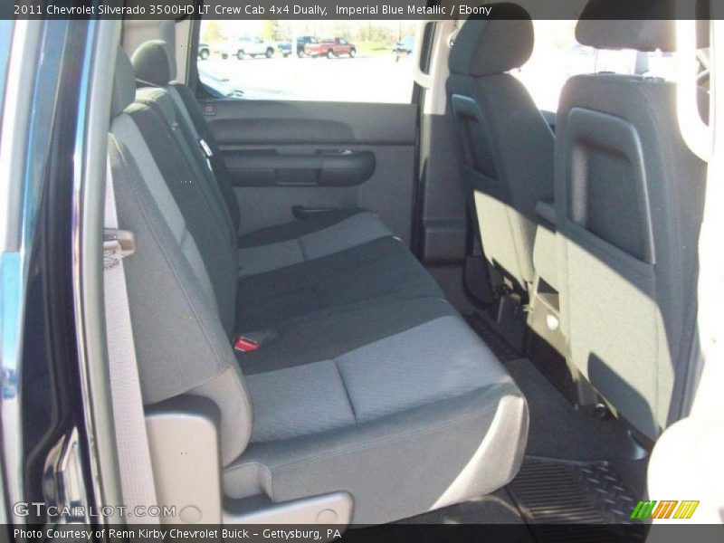 Imperial Blue Metallic / Ebony 2011 Chevrolet Silverado 3500HD LT Crew Cab 4x4 Dually