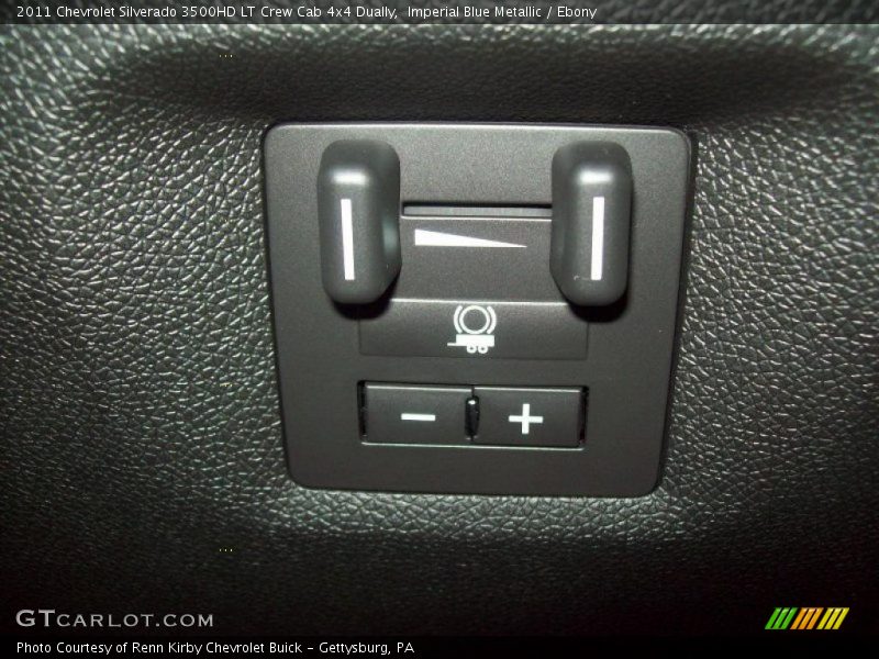 Imperial Blue Metallic / Ebony 2011 Chevrolet Silverado 3500HD LT Crew Cab 4x4 Dually