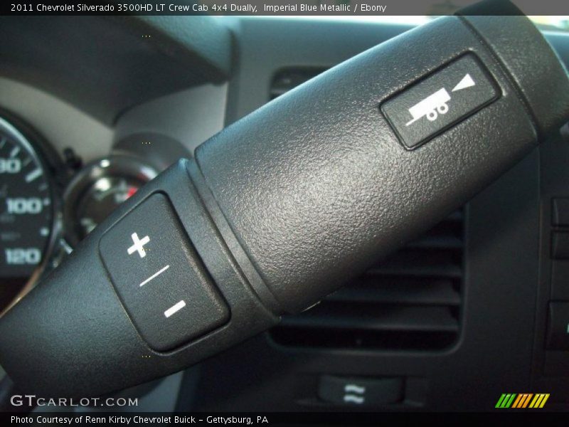 Imperial Blue Metallic / Ebony 2011 Chevrolet Silverado 3500HD LT Crew Cab 4x4 Dually