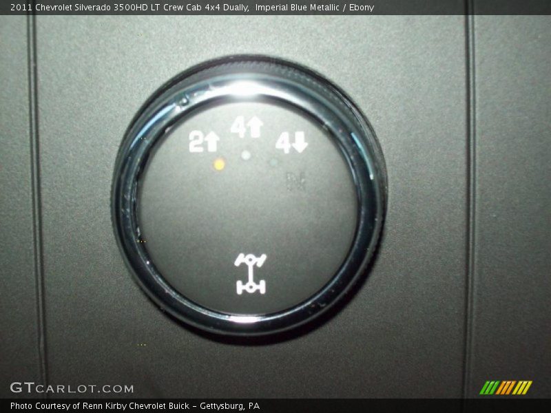 Imperial Blue Metallic / Ebony 2011 Chevrolet Silverado 3500HD LT Crew Cab 4x4 Dually