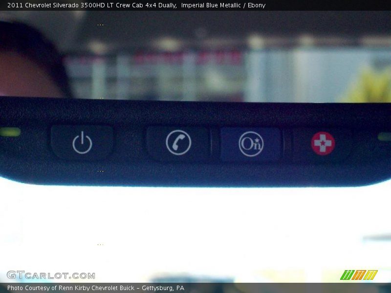 Imperial Blue Metallic / Ebony 2011 Chevrolet Silverado 3500HD LT Crew Cab 4x4 Dually