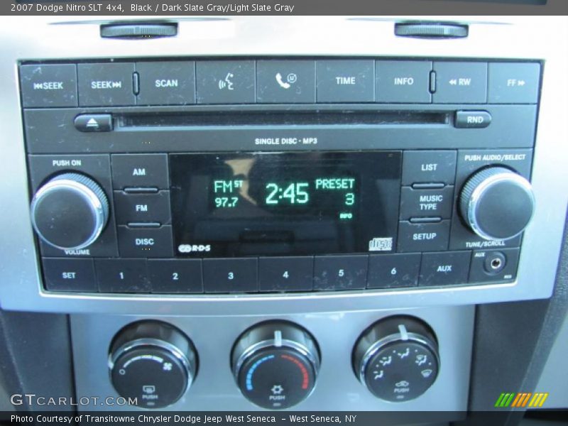 Black / Dark Slate Gray/Light Slate Gray 2007 Dodge Nitro SLT 4x4