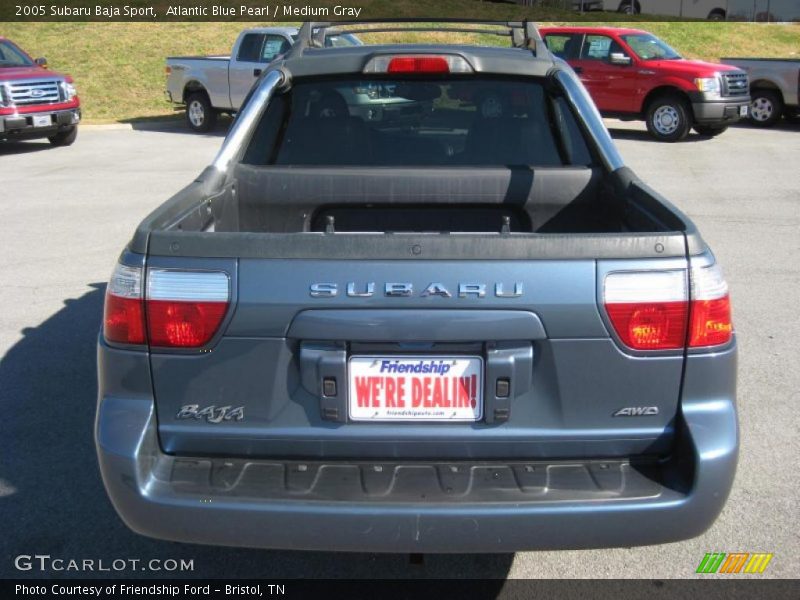 Atlantic Blue Pearl / Medium Gray 2005 Subaru Baja Sport