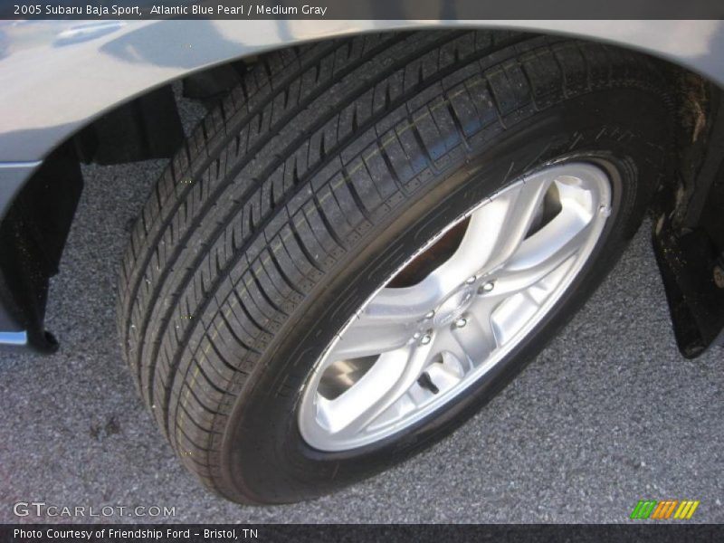 Atlantic Blue Pearl / Medium Gray 2005 Subaru Baja Sport