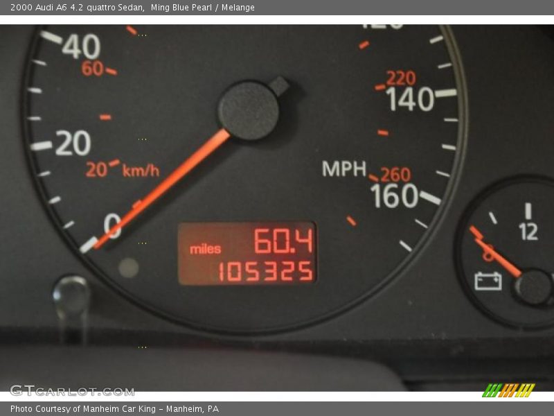Ming Blue Pearl / Melange 2000 Audi A6 4.2 quattro Sedan