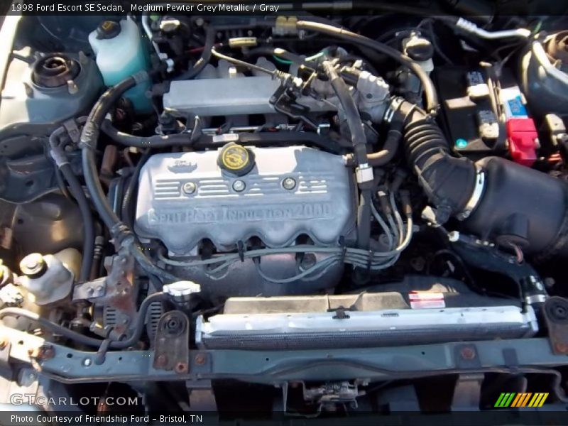  1998 Escort SE Sedan Engine - 2.0 Liter SOHC 8-Valve 4 Cylinder